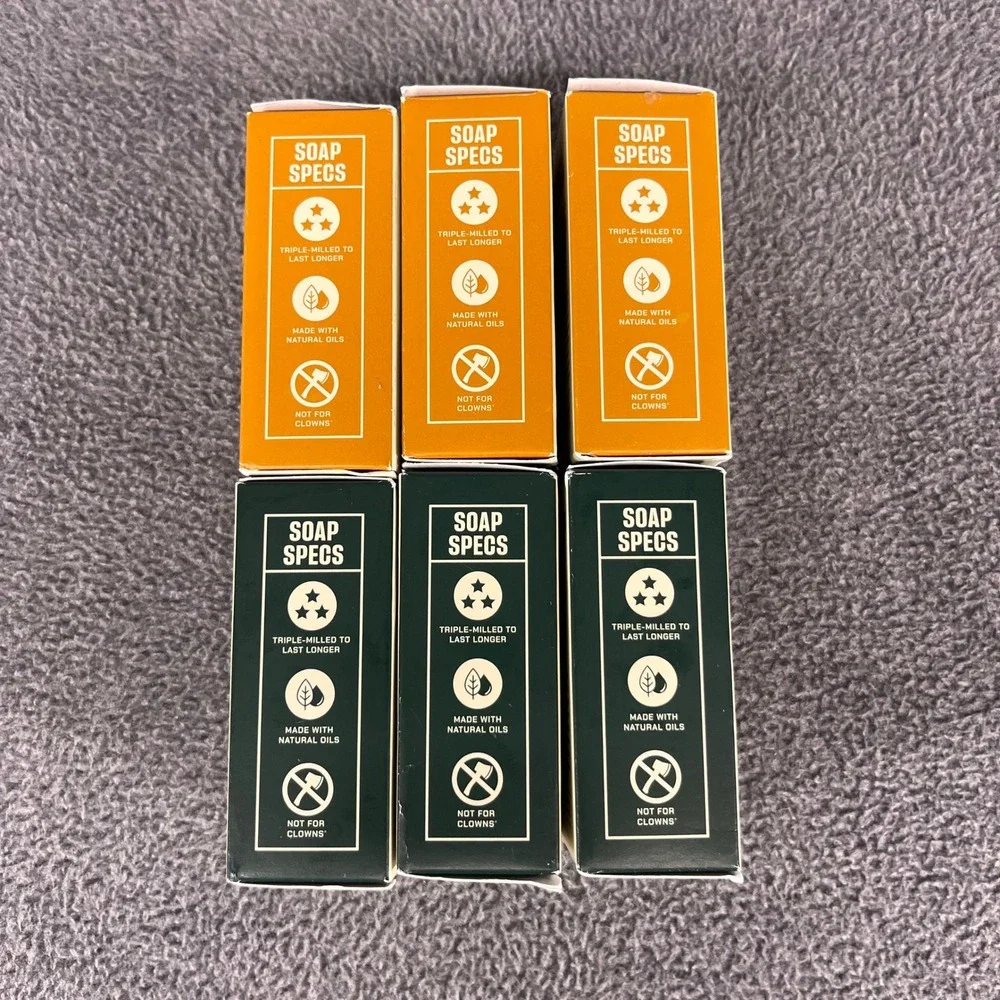 6x Duke Cannon Brick of Soap Men 4.5 oz Buffalo Trace Sawtooth Bourbon Cedarwood